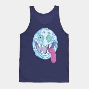 Happy moon with smiling face Tank Top